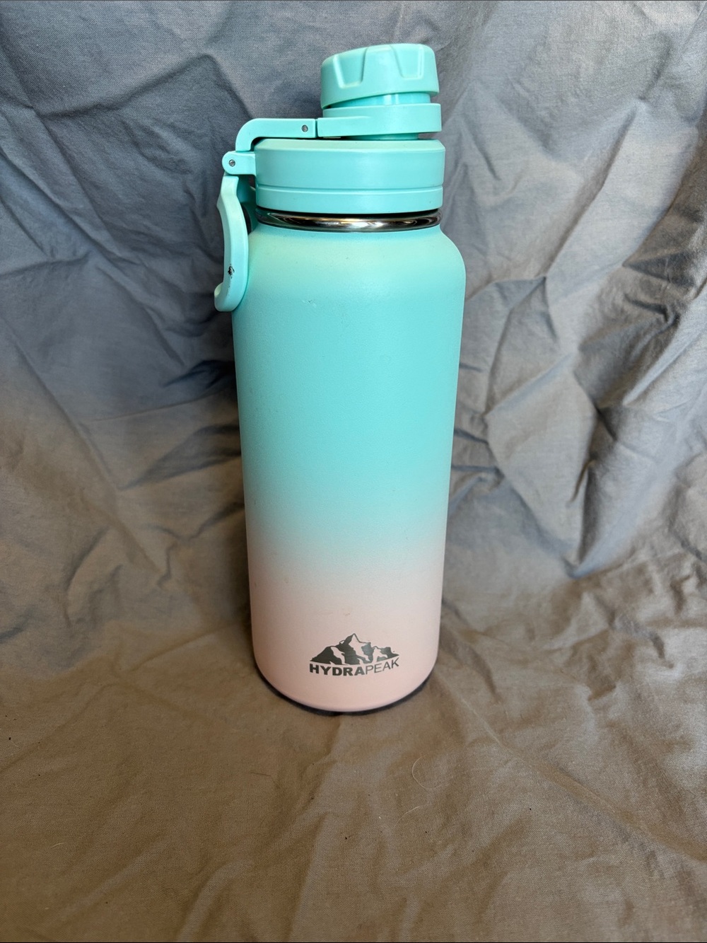 HydraPeak Aqua Pink Ombre Insulated Water Bottle